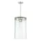 Designers Fountain Reflecta 60 Watt 3 Light Brushed Nickel Pendant with Clear Glass Shade D227M-11P-BN - alternate 1